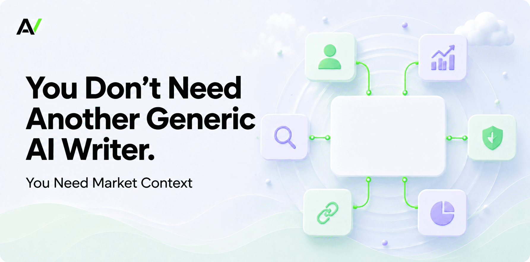Abstract context layers connecting content and market signals